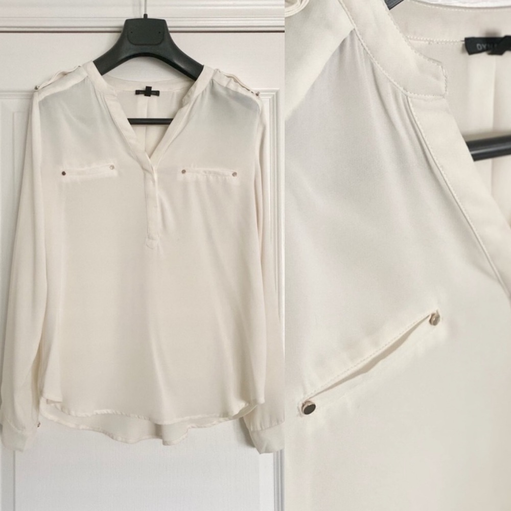 Dynamite | Classic White Blouse